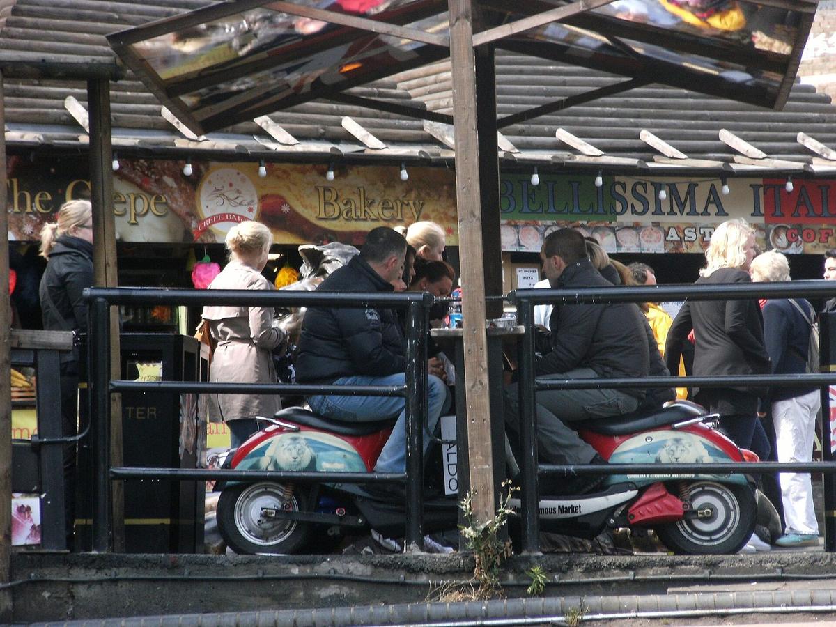 Camden Market in Camden, London
