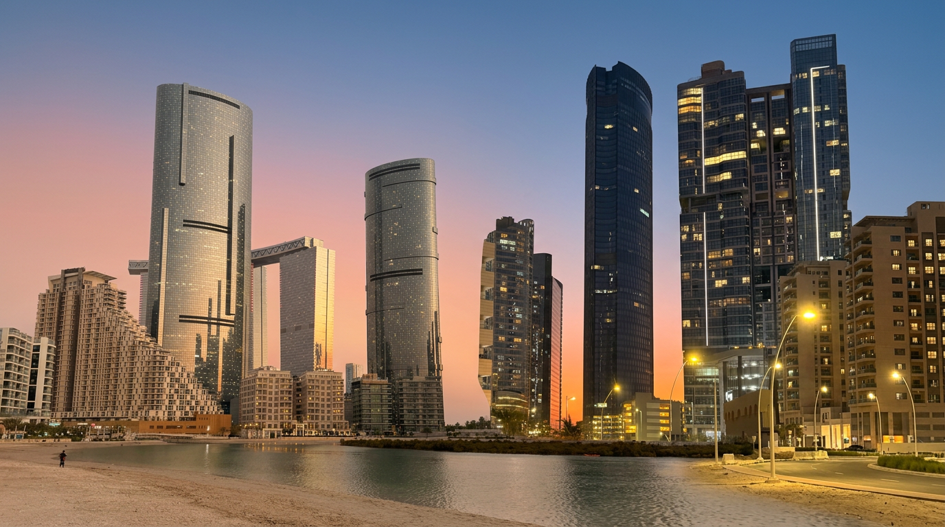 Al Reem Island, Abu Dhabi, home to Urban Chic serviced apartments